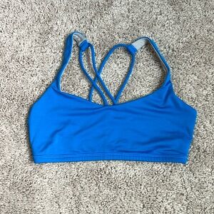 Lululemon bright blue sports bra